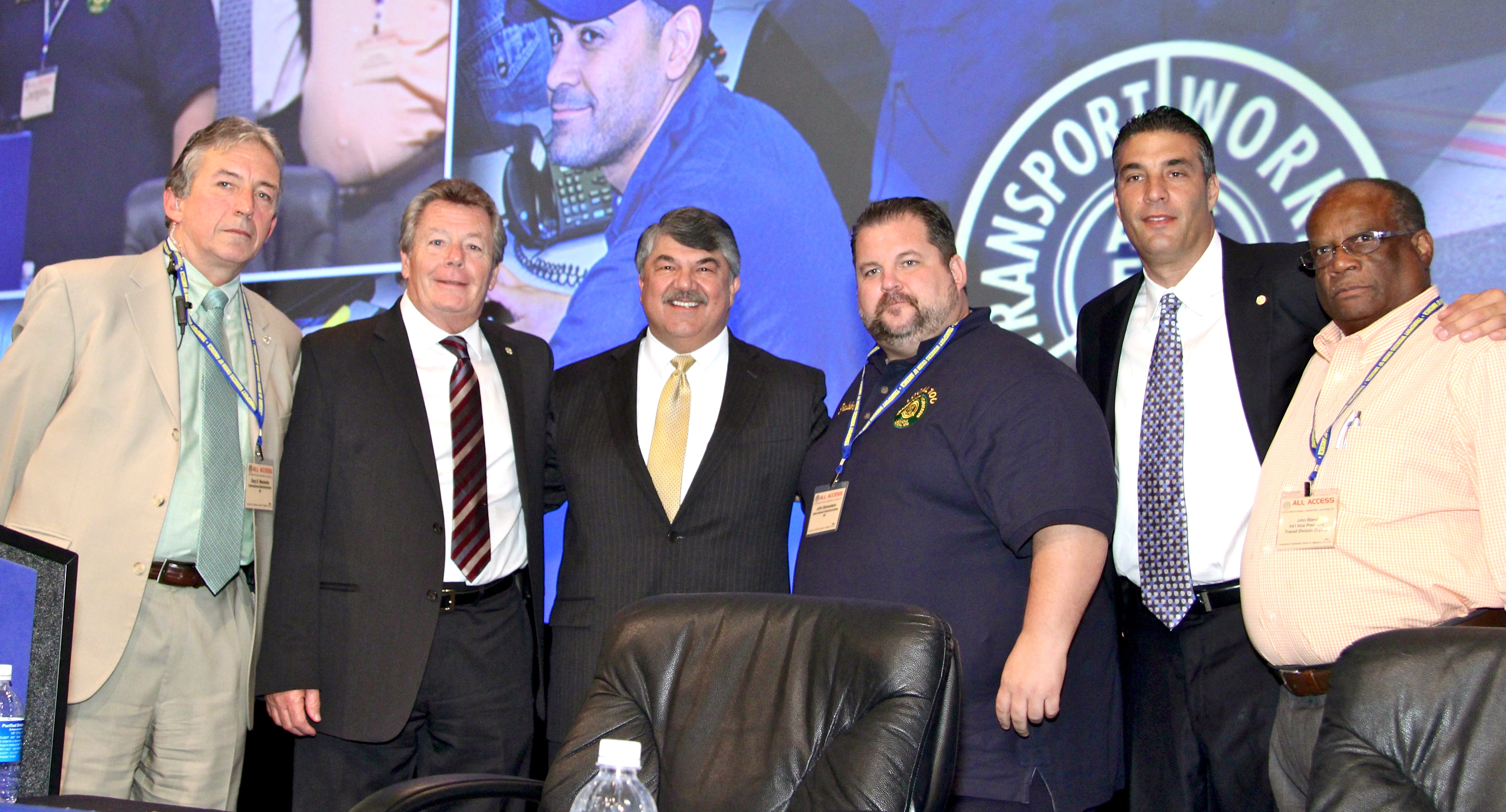 TWU Top Leadership with AFL-CIO President Trumpka